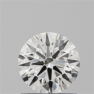 Picture of Natural Diamond 0.72 Carats, Round with Excellent Cut, J Color, VVS2 Clarity and Certified by GIA