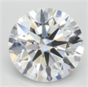 Lab Grown Diamond 3.52 Carats, Round with Ideal Cut, D Color, FL Clarity and Certified by IGI