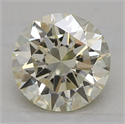 Natural Diamond 0.70 Carats, Round with Excellent Cut, N Color, VVS2 Clarity and Certified by IGI