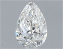 Diamante Natural 0.40 quilates, De pera , Color F, claridad IF y certificado GIA