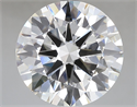 Lab Grown Diamond 7.05 Carats, Round with Excellent Cut, F Color, VVS2 Clarity and Certified by IGI