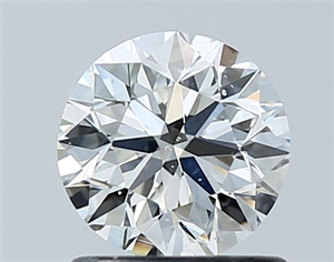 Foto Diamante Natural 0.90 quilates, Redondo , Color H, claridad SI2 y certificado GIA de