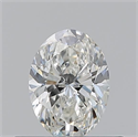 Natural Diamond 0.50 Carats, Oval with  Cut, G Color, VVS1 Clarity and Certified by GIA