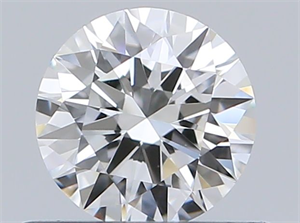Picture of Natural Diamond 0.51 Carats, Round with Excellent Cut, G Color, VS1 Clarity and Certified by GIA