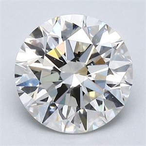 Picture of Natural Diamond 2.09 Carats, Round with Excellent Cut, G Color, VS1 Clarity and Certified by GIA