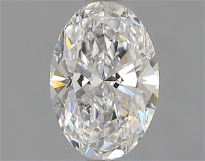 Picture of Natural Diamond 0.56 Carats, Oval with  Cut, E Color, SI1 Clarity and Certified by GIA