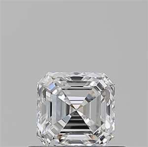 Picture of Natural Diamond 0.50 Carats, Asscher with  Cut, E Color, VS2 Clarity and Certified by GIA