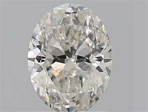 Foto Diamante Natural 1.01 quilates, Ovalado , Color H, claridad SI2 y certificado HRD de