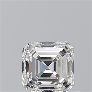 Foto Diamante Natural 0.73 quilates, Asscher , Color F, claridad VVS1 y certificado GIA de