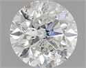 Natural Diamond 1.20 Carats, Round with Very Good Cut, H Color, I1 Clarity and Certified by IGI