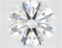 Lab Grown Diamond 6.56 Carats, Round with Ideal Cut, G Color, VS2 Clarity and Certified by IGI