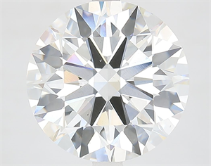 Picture of Lab Grown Diamond 6.56 Carats, Round with Ideal Cut, G Color, VS2 Clarity and Certified by IGI
