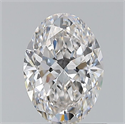 Diamante Natural 0.81 quilates, Ovalado , Color G, claridad VVS2 y certificado GIA