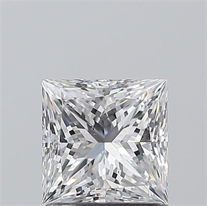 Picture of Natural Diamond 1.01 Carats, Princess with  Cut, D Color, SI2 Clarity and Certified by GIA