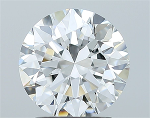 Picture of Natural Diamond 2.00 Carats, Round with Excellent Cut, E Color, VVS2 Clarity and Certified by GIA