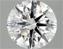 Del inventario de diamantes de laboratorio, 2.10 quilates, Redondo , Color F, claridad VVS2 y certificado IGI