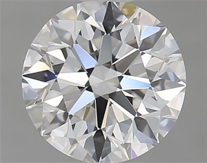 Foto Diamante Natural 1.40 quilates, Redondo , Color D, claridad VVS2 y certificado GIA de