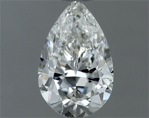 Picture of Natural Diamond 0.50 Carats, Pear with  Cut, I Color, SI1 Clarity and Certified by GIA