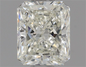 Picture of Natural Diamond 0.56 Carats, Radiant with  Cut, J Color, VVS1 Clarity and Certified by GIA