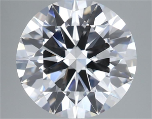 Picture of Lab Grown Diamond 2.97 Carats, Round with Excellent Cut, E Color, VS1 Clarity and Certified by IGI