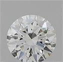 Natural Diamond 0.41 Carats, Round with Excellent Cut, G Color, IF Clarity and Certified by GIA