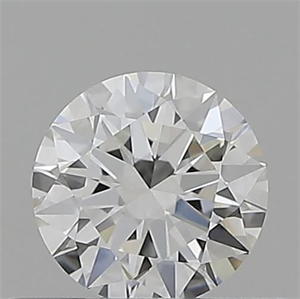 Picture of Natural Diamond 0.41 Carats, Round with Excellent Cut, G Color, IF Clarity and Certified by GIA