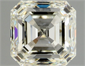 Natural Diamond 1.01 Carats, Asscher with  Cut, L Color, SI1 Clarity and Certified by GIA