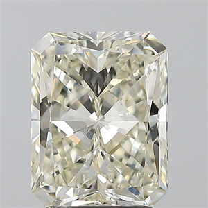Picture of Natural Diamond 2.50 Carats, Radiant with  Cut, L Color, VS2 Clarity and Certified by GIA