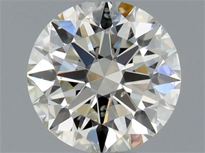 Foto Diamante Natural 0.60 quilates, Redondo , Color K, claridad SI1 y certificado GIA de