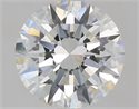 Natural Diamond 2.08 Carats, Round with Excellent Cut, G Color, VVS1 Clarity and Certified by GIA