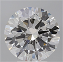 Lab Grown Diamond 4.52 Carats, Round with Excellent Cut, F Color, VVS2 Clarity and Certified by IGI
