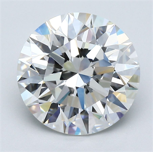 Picture of Natural Diamond 4.02 Carats, Round with Excellent Cut, G Color, VS1 Clarity and Certified by GIA