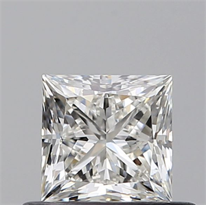 Picture of Natural Diamond 0.55 Carats, Princess with  Cut, G Color, VS2 Clarity and Certified by GIA