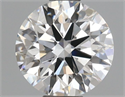 Lab Grown Diamond 1.09 Carats, Round with Ideal Cut, D Color, VVS2 Clarity and Certified by IGI
