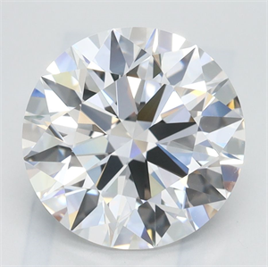 Picture of Lab Grown Diamond 3.01 Carats, Round with Ideal Cut, D Color, IF Clarity and Certified by IGI
