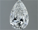 Natural Diamond 0.50 Carats, Pear with  Cut, G Color, SI2 Clarity and Certified by GIA