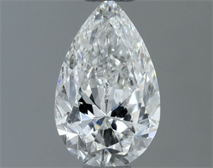 Picture of Natural Diamond 0.50 Carats, Pear with  Cut, G Color, SI2 Clarity and Certified by GIA