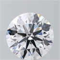 Lab Grown Diamond 7.05 Carats, Round with Ideal Cut, G Color, VS1 Clarity and Certified by IGI