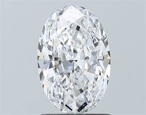 Foto Diamante Natural 1.00 quilates, Ovalado , Color D, claridad VS2 y certificado GIA de