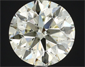 Diamante Natural 2.51 quilates, Redondo , Color K, claridad VS2 y certificado HRD