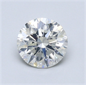 Natural Diamond 1.13 Carats, Round with Excellent Cut, J Color, SI2 Clarity and Certified by GIA