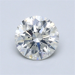 Picture of Natural Diamond 1.13 Carats, Round with Excellent Cut, J Color, SI2 Clarity and Certified by GIA