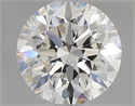 Natural Diamond 1.01 Carats, Round with Very Good Cut, I Color, SI1 Clarity and Certified by GIA