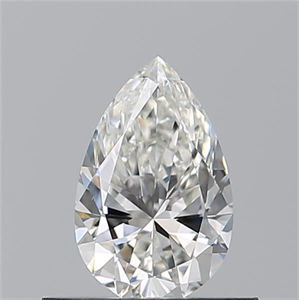 Picture of Natural Diamond 0.50 Carats, Pear with  Cut, H Color, VS1 Clarity and Certified by GIA