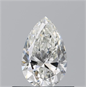 Diamante Natural 0.50 quilates, De pera , Color H, claridad VS1 y certificado GIA