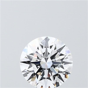 Picture of Lab Grown Diamond 1.55 Carats, Round with Ideal Cut, D Color, VVS2 Clarity and Certified by IGI