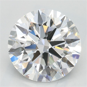 Foto Del inventario de diamantes de laboratorio, 2.58 quilates, Redondo , Color D, claridad VVS1 y certificado GIA de