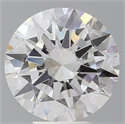 Lab Grown Diamond 6.09 Carats, Round with Excellent Cut, F Color, VVS2 Clarity and Certified by IGI