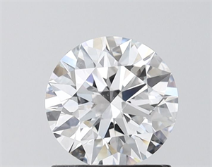 Picture of Lab Grown Diamond 1.02 Carats, Round with Ideal Cut, D Color, VVS1 Clarity and Certified by IGI