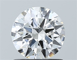 Foto Diamante Natural 0.80 quilates, Redondo , Color E, claridad SI1 y certificado GIA de